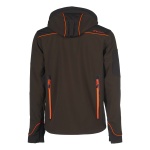 UNIVERS GRAN SASSO SOFTSHELL U-TEX JACKET WITH ORANGE - Image 2