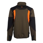 UNIVERS GRID FLEECE WITH ORANGE - Image 4