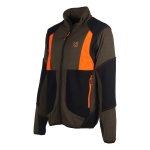 UNIVERS GRID FLEECE WITH ORANGE - Image 3