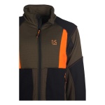 UNIVERS GRID FLEECE WITH ORANGE - Image 5