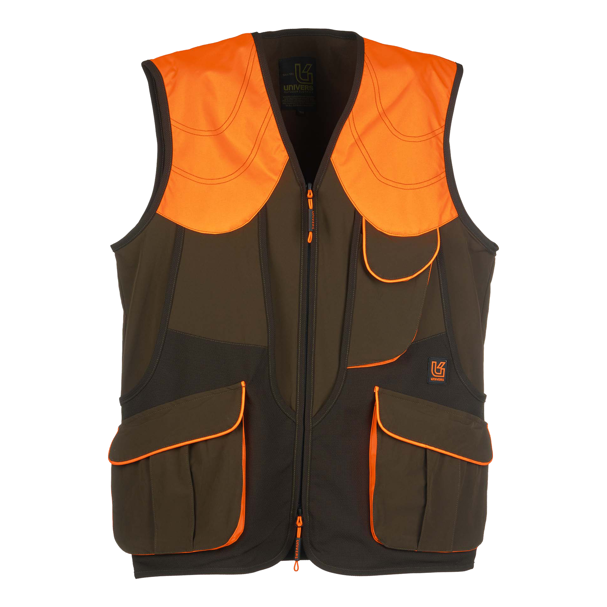 93227-392_1 UNIVERS HUNTING VEST WITH ORANGE - Image 1