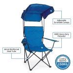 Portable Chair with Sunshade - Image 2